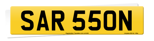 Registration number SAR 550N